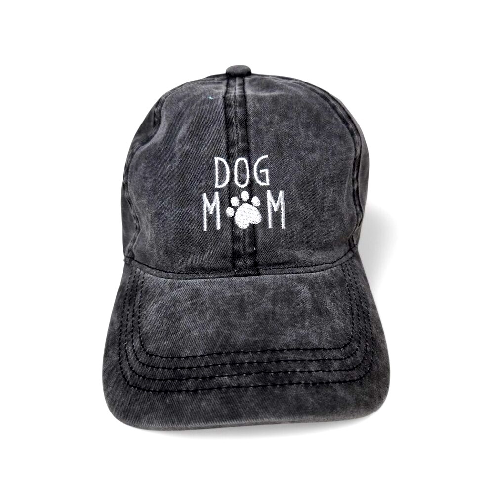 NWT‎ David & Young Dog Mom Baseball Cap Women's Acid Washed Adjustable OS